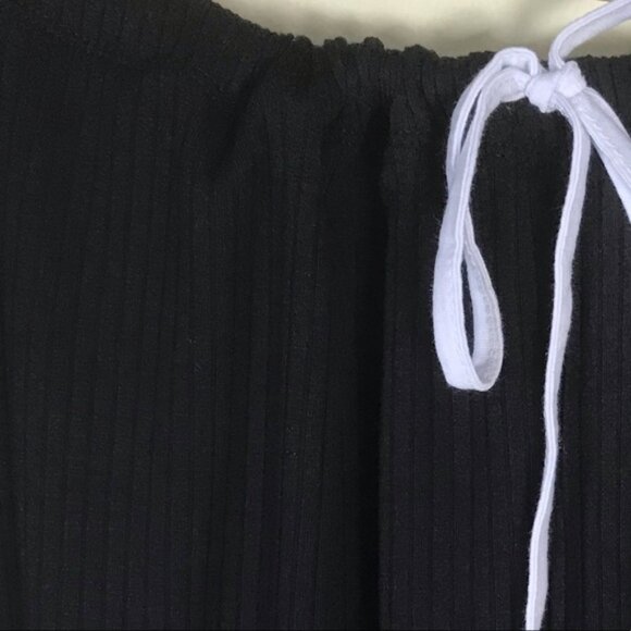 ASOS NEW Tag Curve Drawing Stretch Leggings Ribbed Cotton Pants Plus Size 6x - Picture 13 of 13